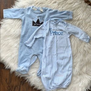 Like new velvet pajama and cotton sleeper